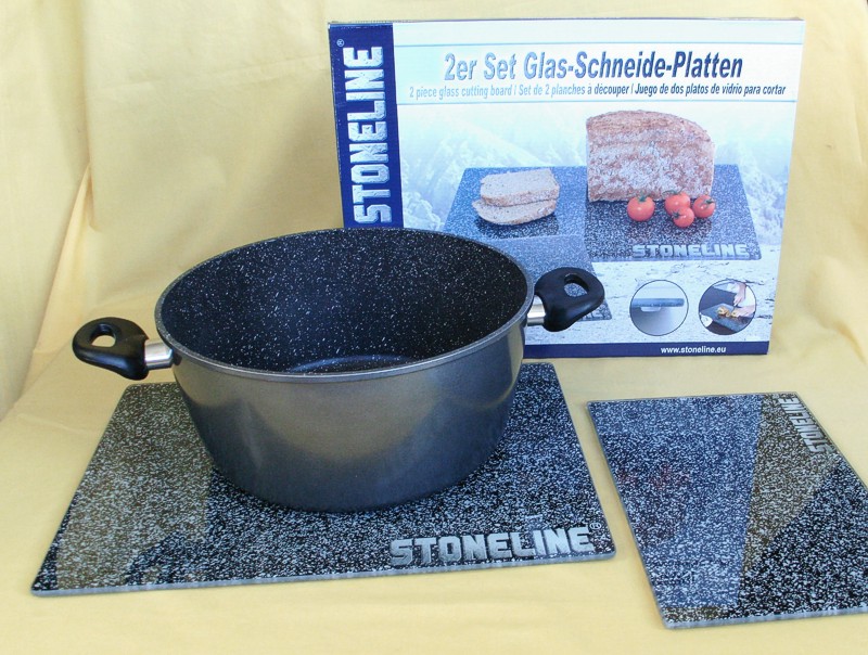 Stoneline керамическая сковорода квадратная с крышкой «АРОМА» 24*24. Арт. WX 8645