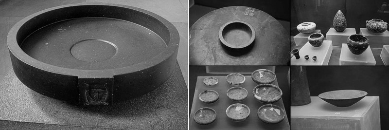 древняя каменная кухонная посуда представленная в экспозиции Британского музея