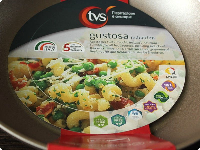 TVS Gustosa™ сковорода с покрытием Plustek®