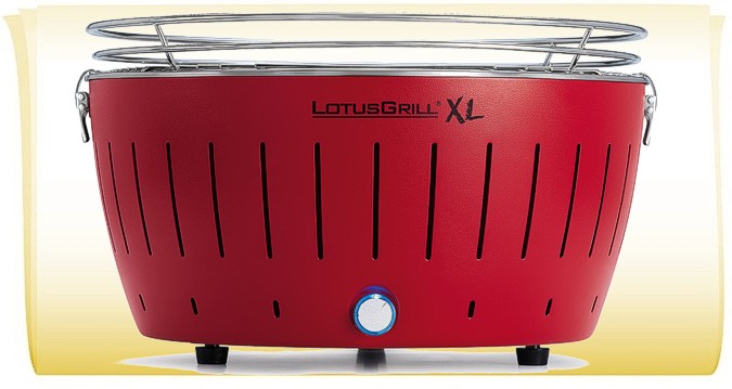 LotusGrill «Огненно-красный» (XL размер). Ø43,5 см. Высота 25,7 см. Арт. LGXL-004 (Германия)