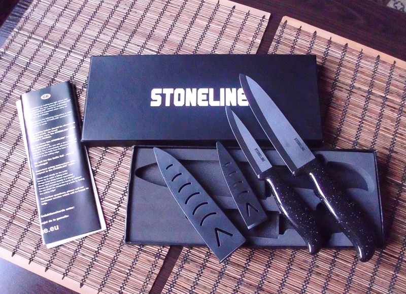 Stoneline набор керамических ножей 2 ножа с чехлами Арт. WX 12454