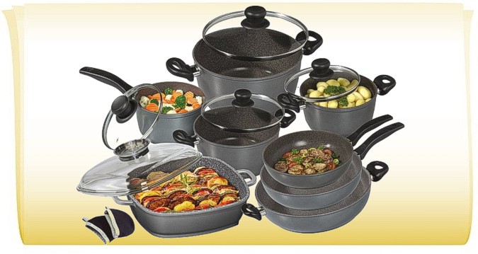 Stoneline®  набор кухонной посуды из 13 предметов «ИМПЕРИЯ» Арт. WX 108656