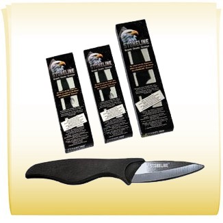 Нож керамический Stoneline длина 25,5см / лезвие 14см. Арт. WX 11204