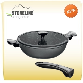Stoneline® серия «Imagination» глубокая сковорода-вок Ø28 см. с каменным антипригарным покрытием Арт. WX 16530
